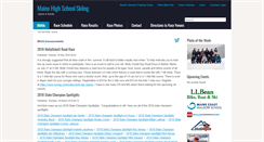 Desktop Screenshot of mainehighschoolskiing.com