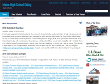 Tablet Screenshot of mainehighschoolskiing.com